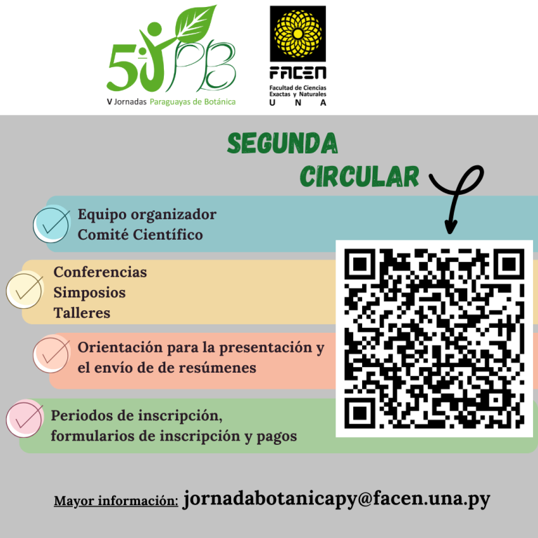 V Jornadas Paraguayas de Botánica
