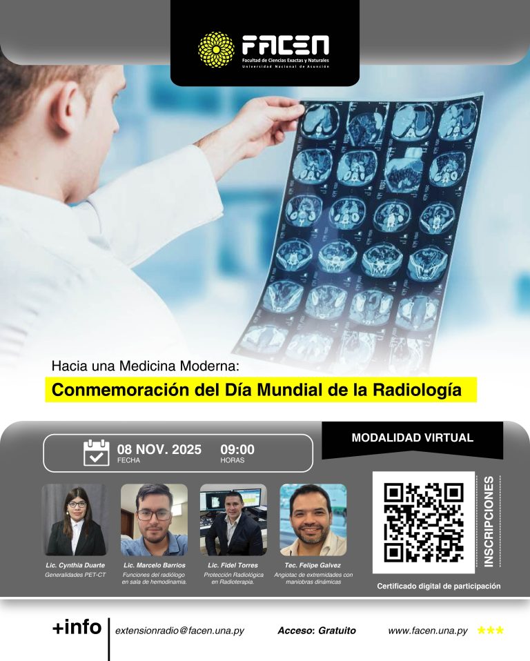 Invitación a la charla en conmemoración del Día Mundial de la Radiología